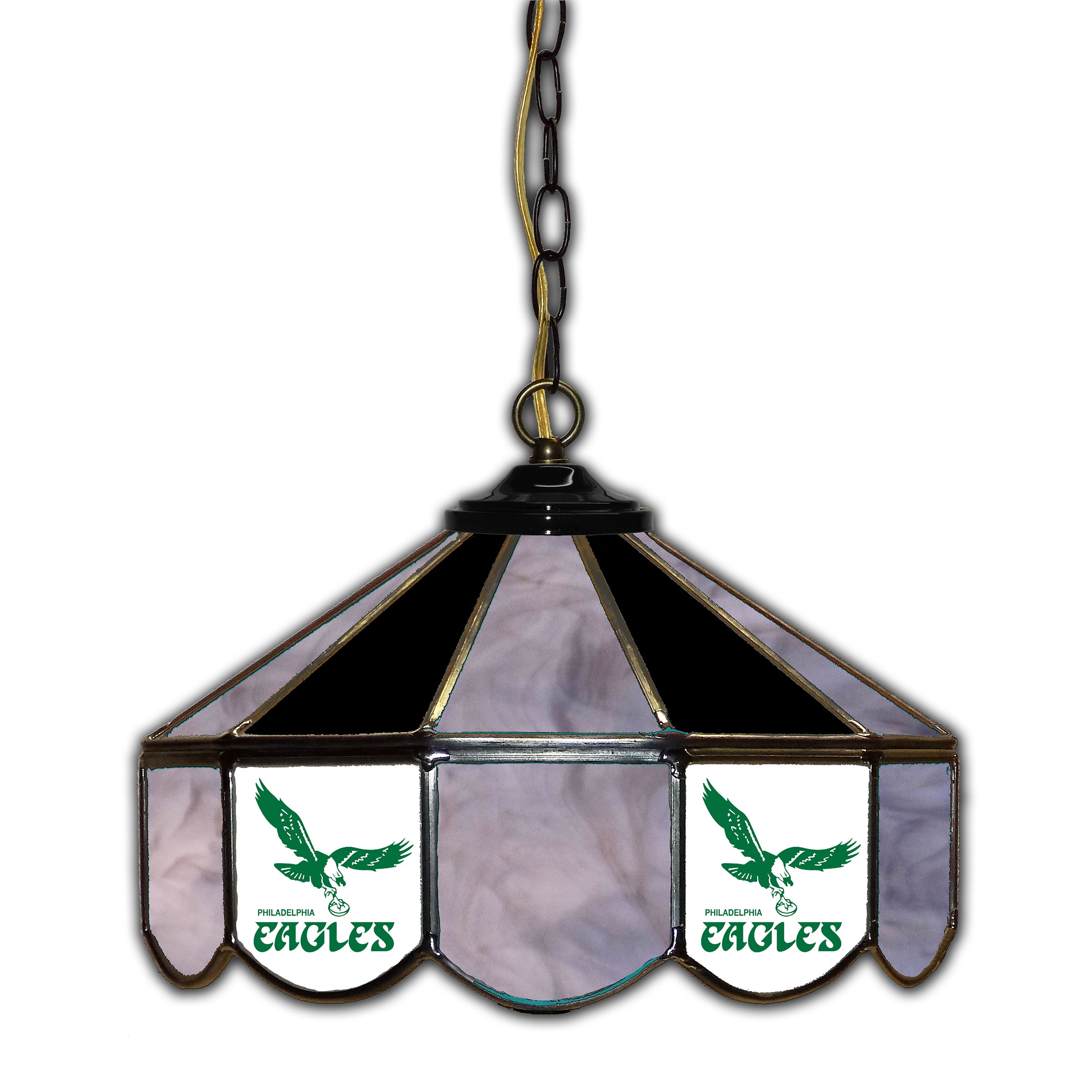Philadelphia Eagles 14" Glass Pub Lamp