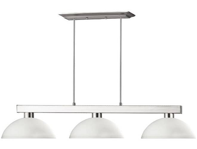 Z-Lite Cobalt Domed Matte Opal Light