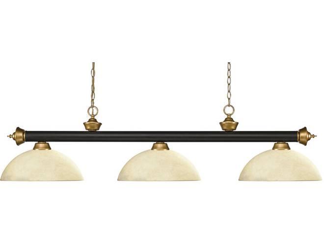 Z-Lite Riviera Domed Golden Mottle with Gold Accents
