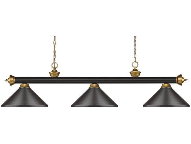 Z-Lite Riviera Bronze with Satin Gold Accents Light