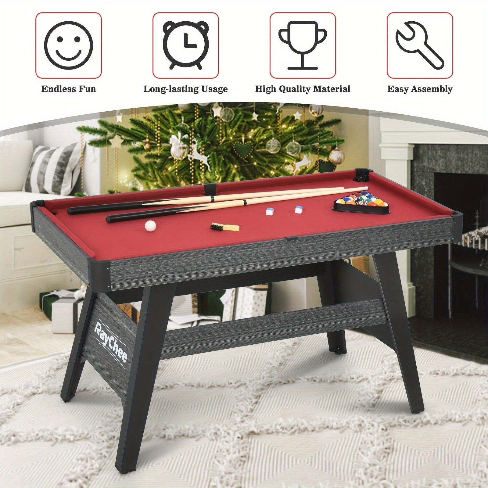 Portable Billiard Table With Velvet Surface – Mr. Everythingpooltable