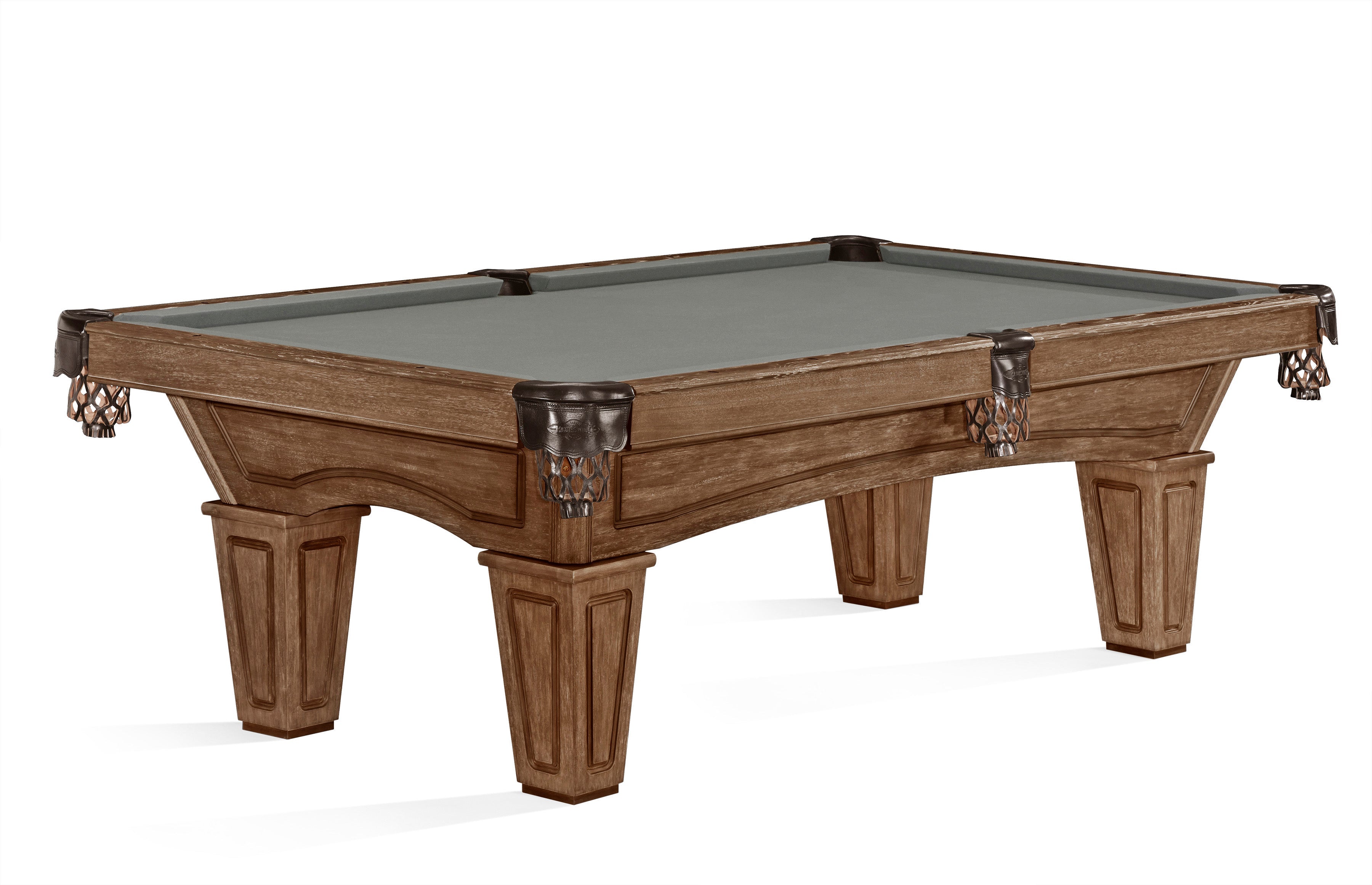 Brunswick Allenton 7' Pool Table With Tapered Leg - Rustic Dark Brown