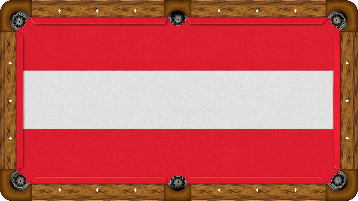 Austria Print Custom Pool Table Felt — custom printed pool table felt design preview