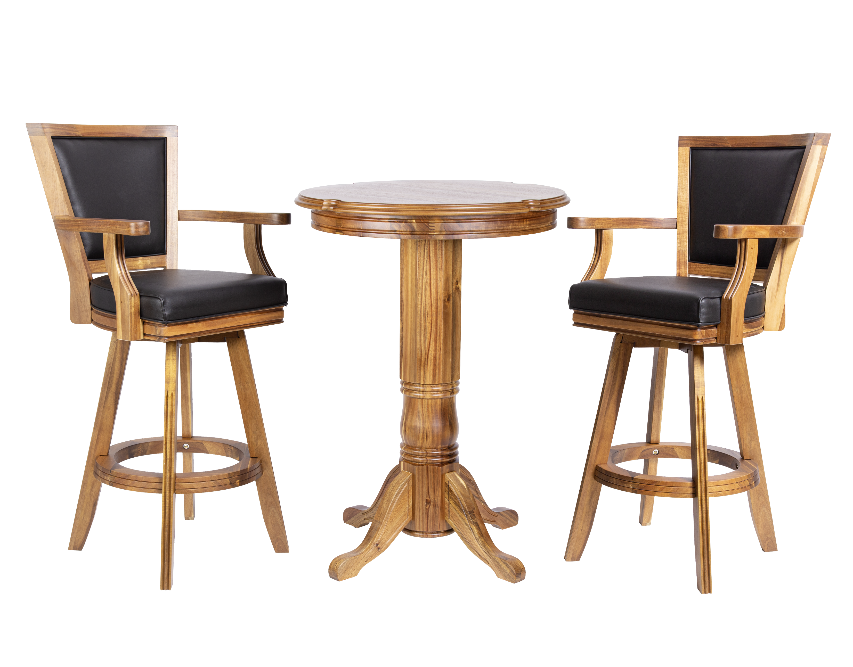 Spencer Marston Pub Basic Plus Table and 2-Chair Set - Acacia