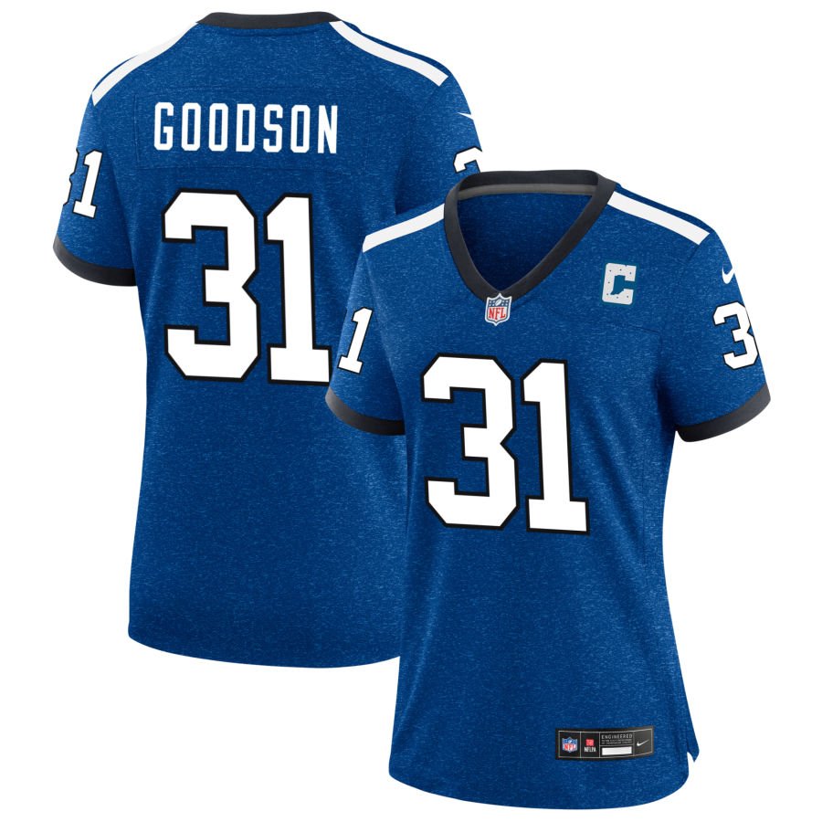 Tyler Goodson Women's Nike Royal Indianapolis Colts Indiana Nights Alternate Custom Game Jersey