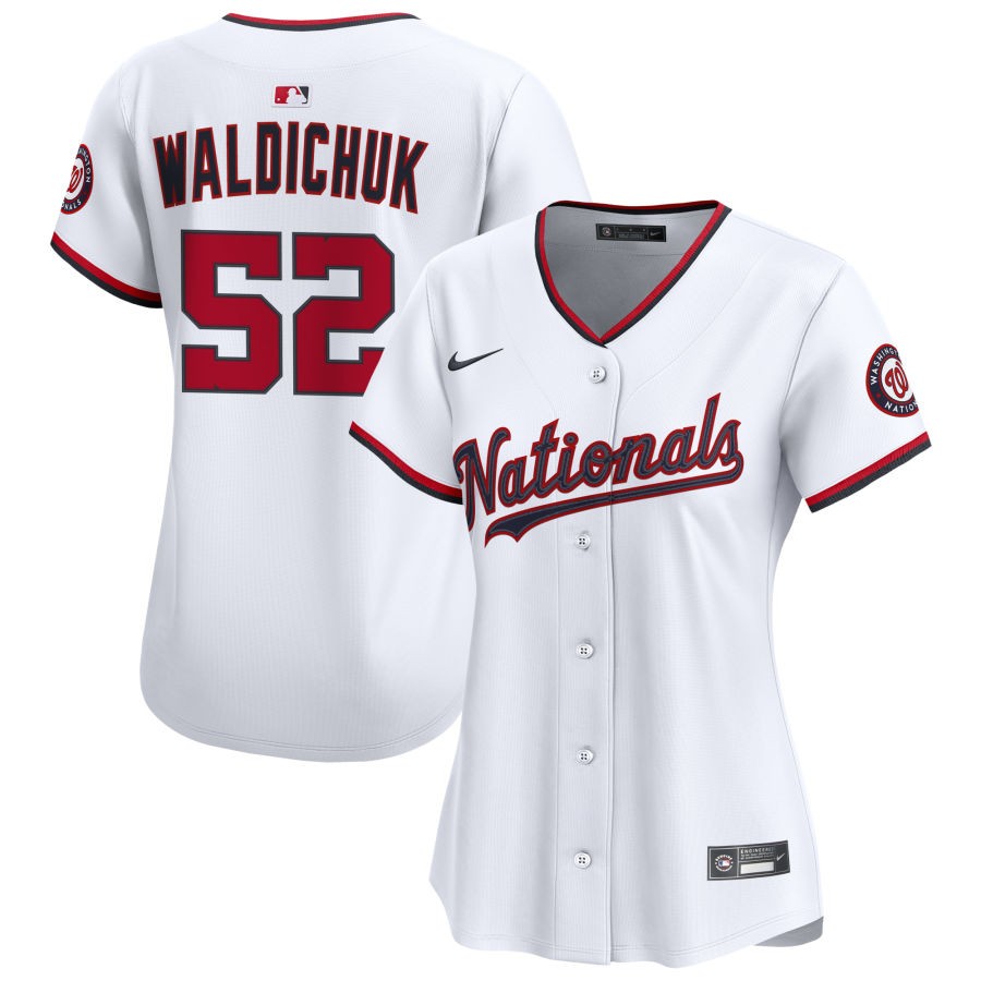 Harry Ford Women's Nike White Washington Nationals Home Limited Custom Jersey