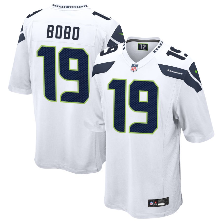 Jake Bobo Men's Nike White Seattle Seahawks Custom Game Jersey
