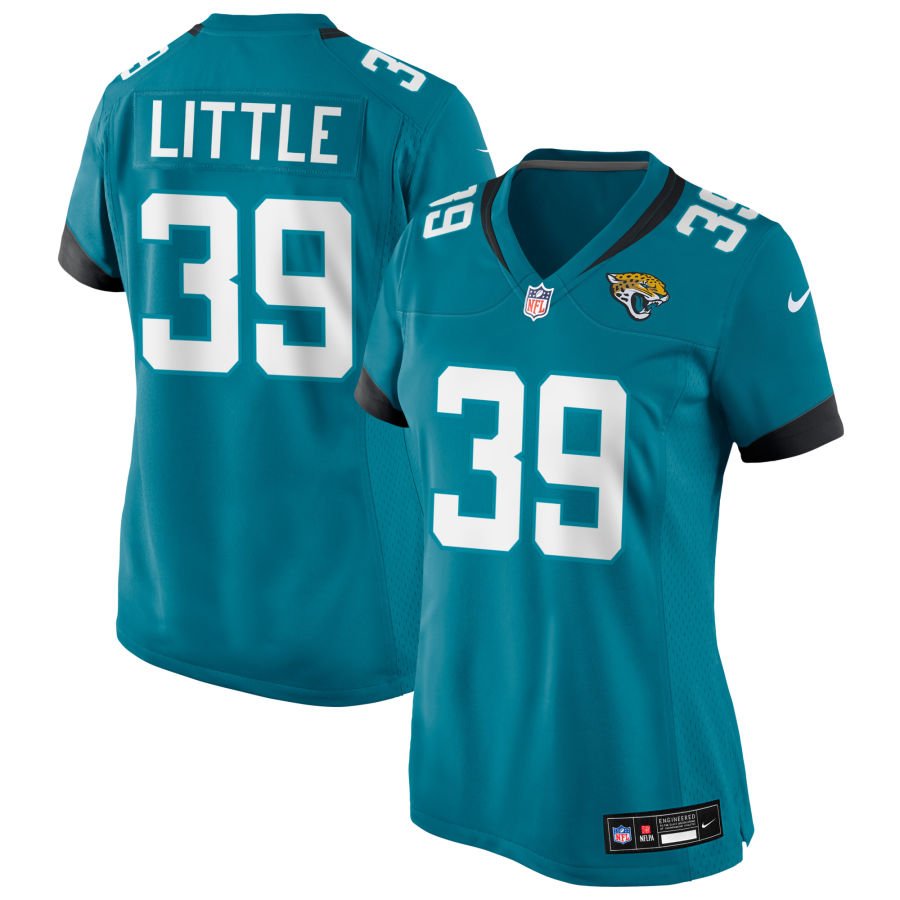 Cam Little Women's Nike Teal Jacksonville Jaguars Custom Game Team Jersey