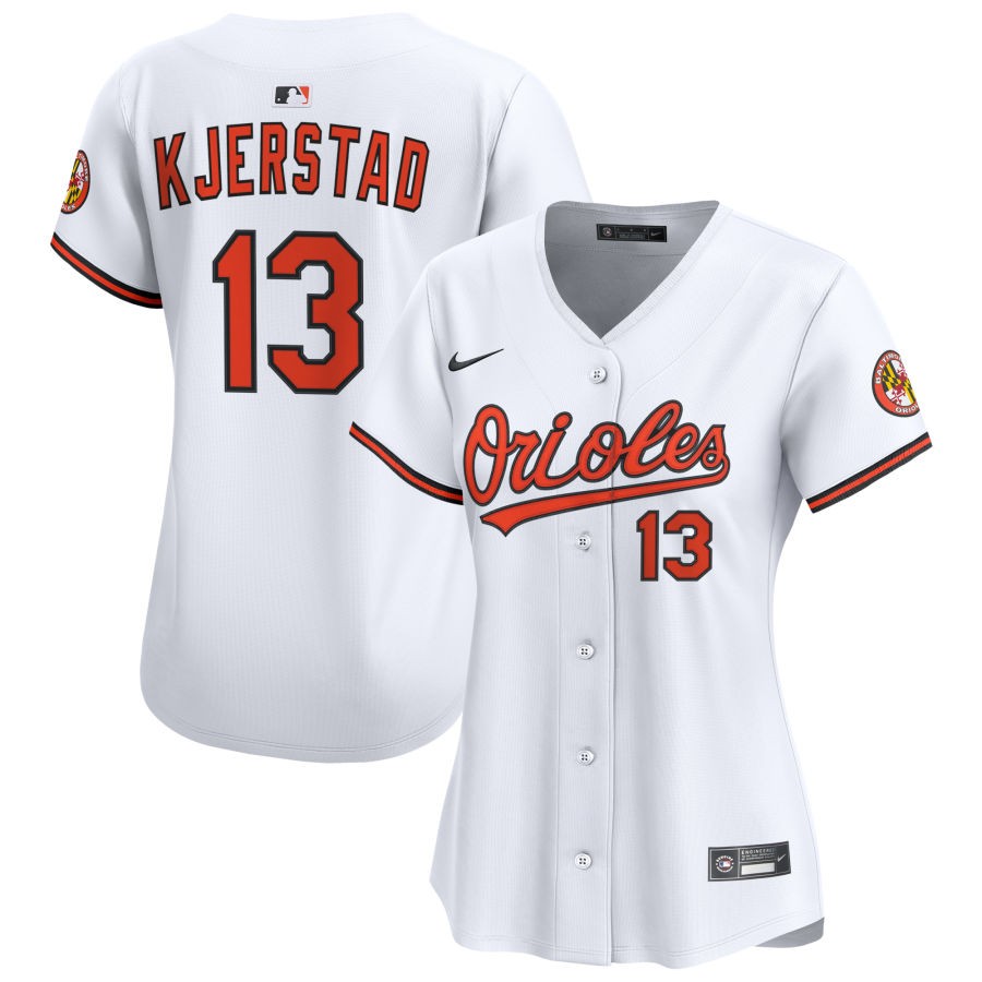 Cameron Foster Women's Nike White Baltimore Orioles Home Limited Custom Jersey