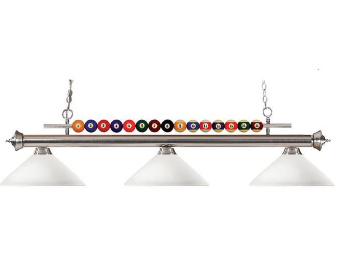 Z-Lite Shark Collection Matte Opal - Brushed Nickel (170BN-AMO14)