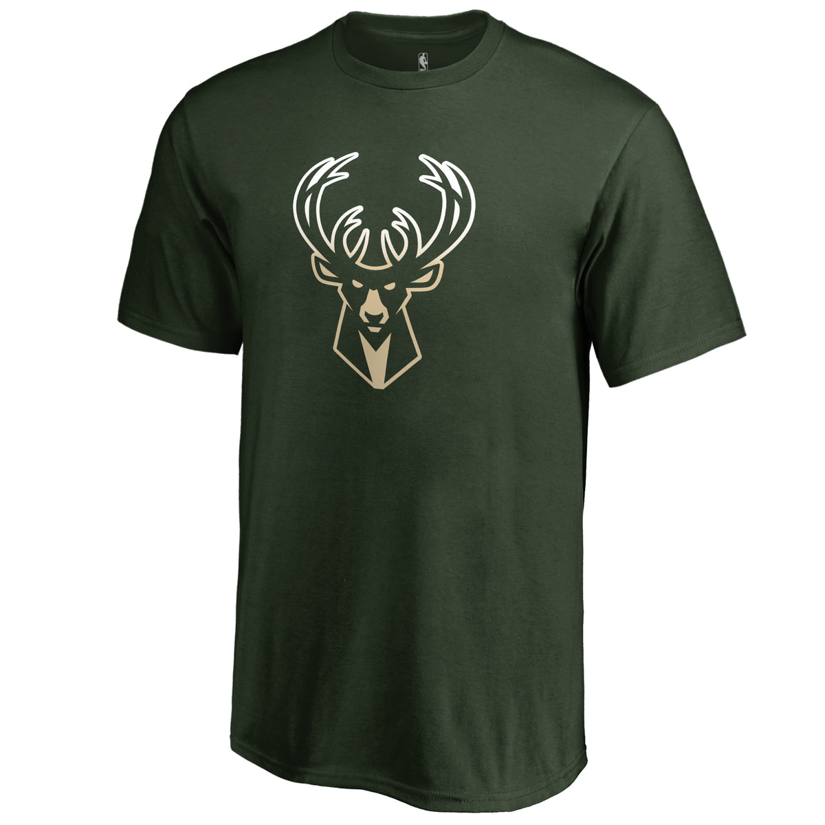 Men's Green Milwaukee Bucks Gradient Logo T-Shirt