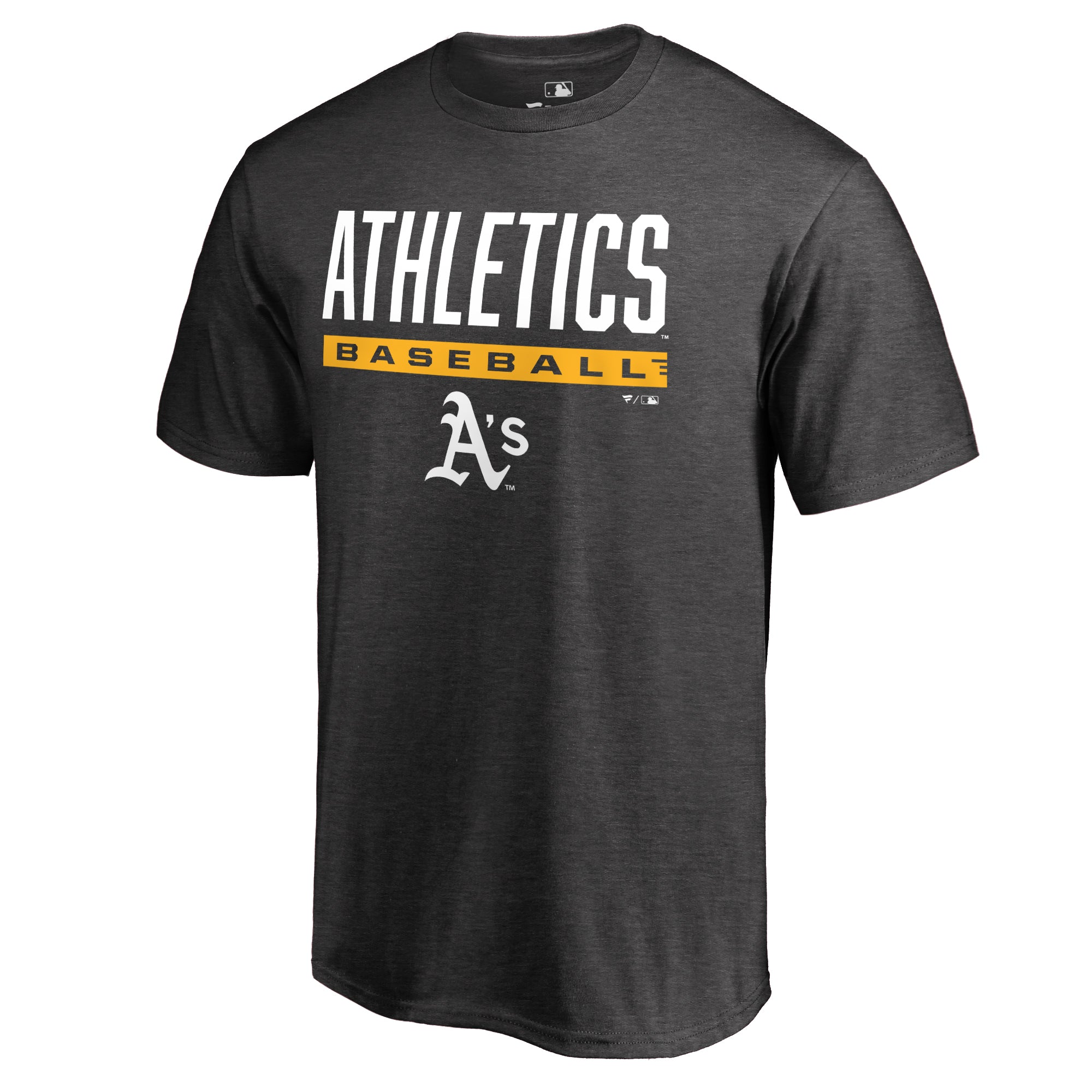 Men's Ash Athletics Win Stripe T-Shirt