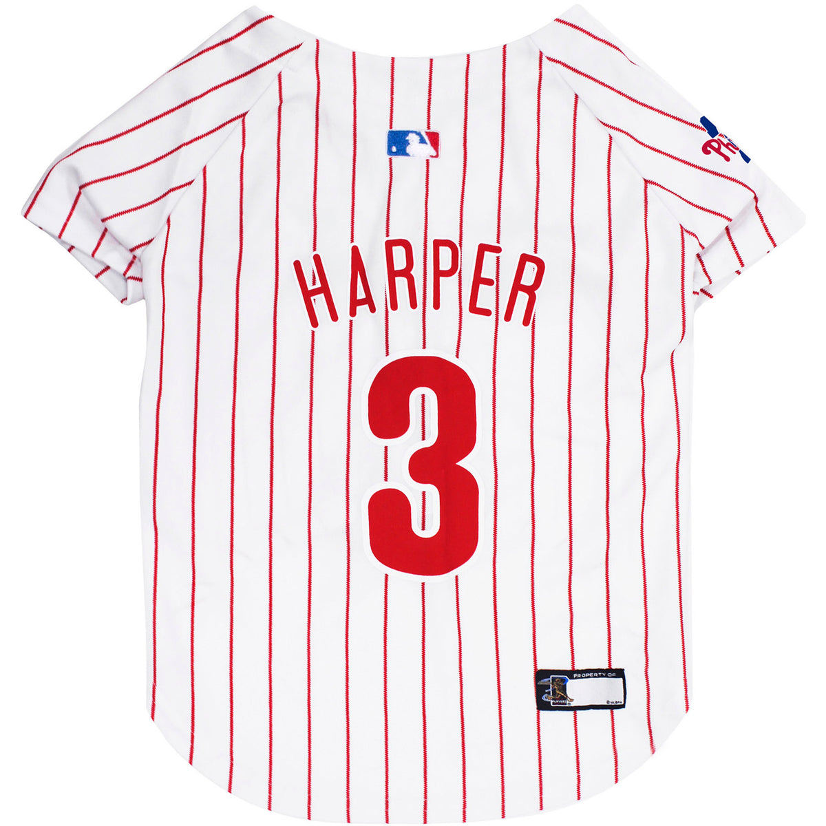 Bryce Harper White Philadelphia Phillies Player Pet Jersey