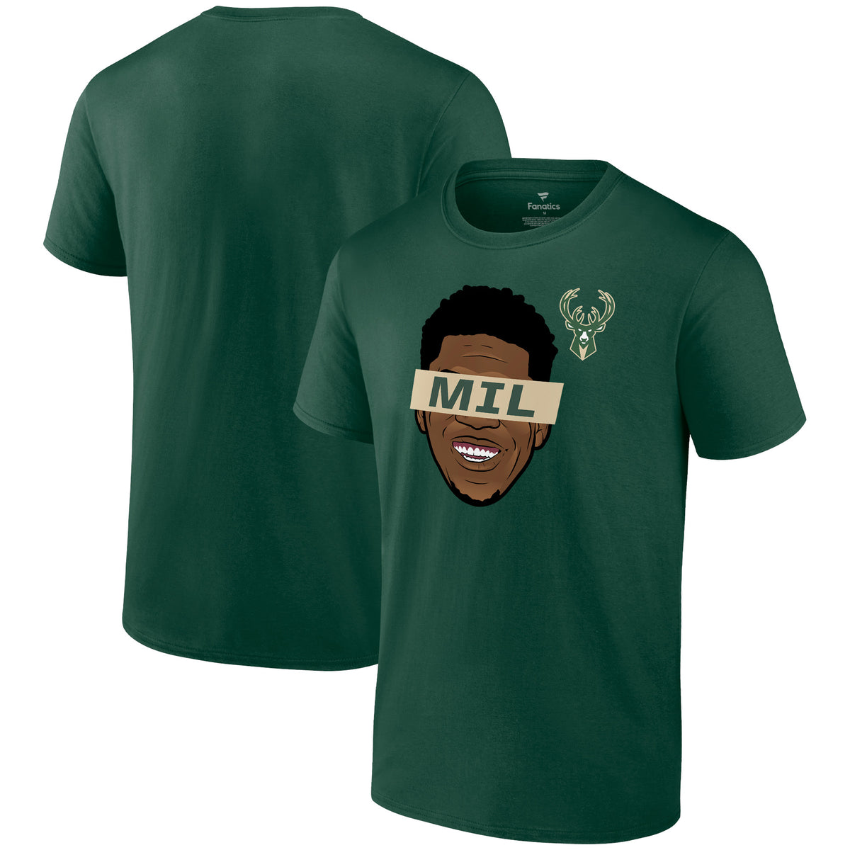 Men's Giannis Antetokounmpo Green Milwaukee Bucks Know The Game T-Shirt