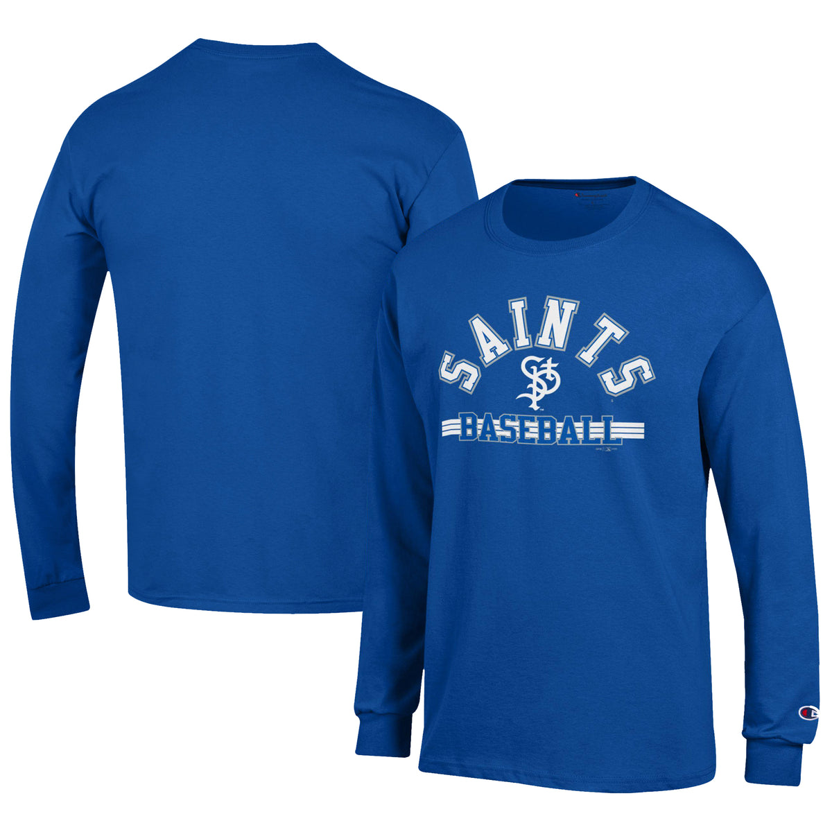 Men's Champion Royal St. Paul Saints Jersey Long Sleeve T-Shirt