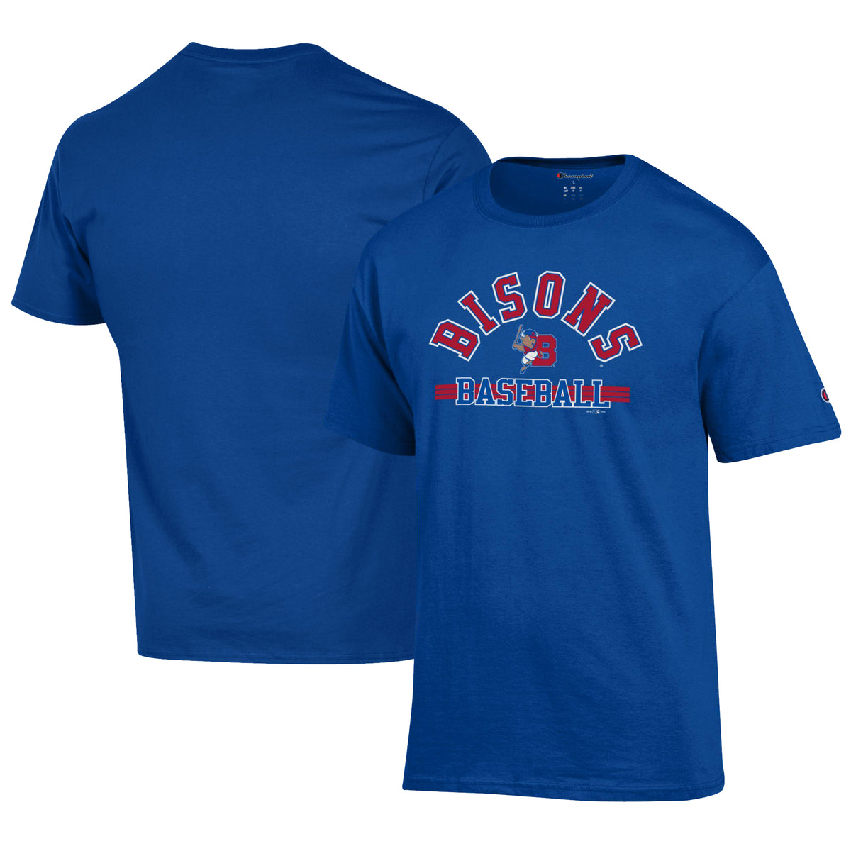 Men's Champion Royal Buffalo Bisons Jersey T-Shirt