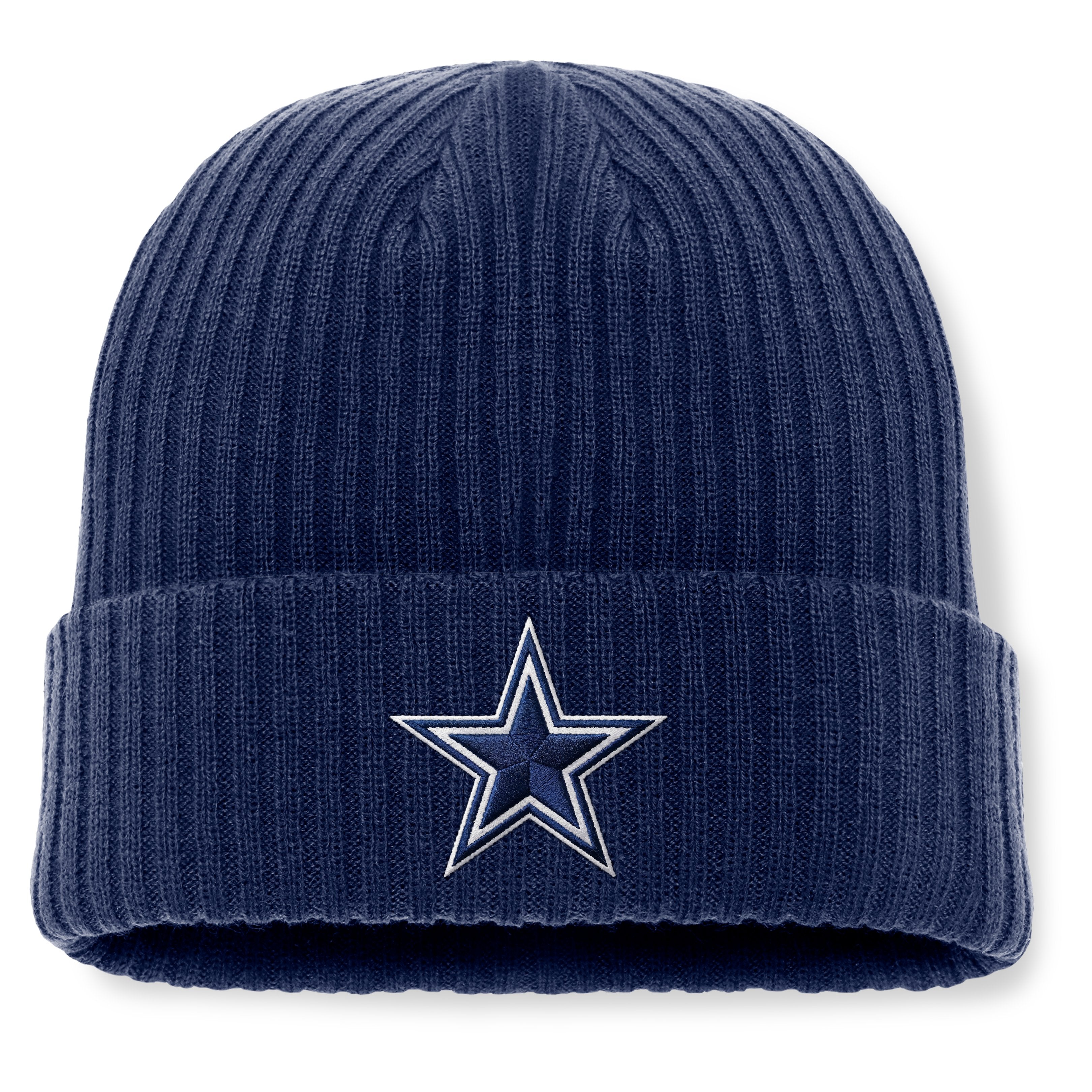 Men's Fanatics Navy Dallas Cowboys Core Cuffed Knit Hat