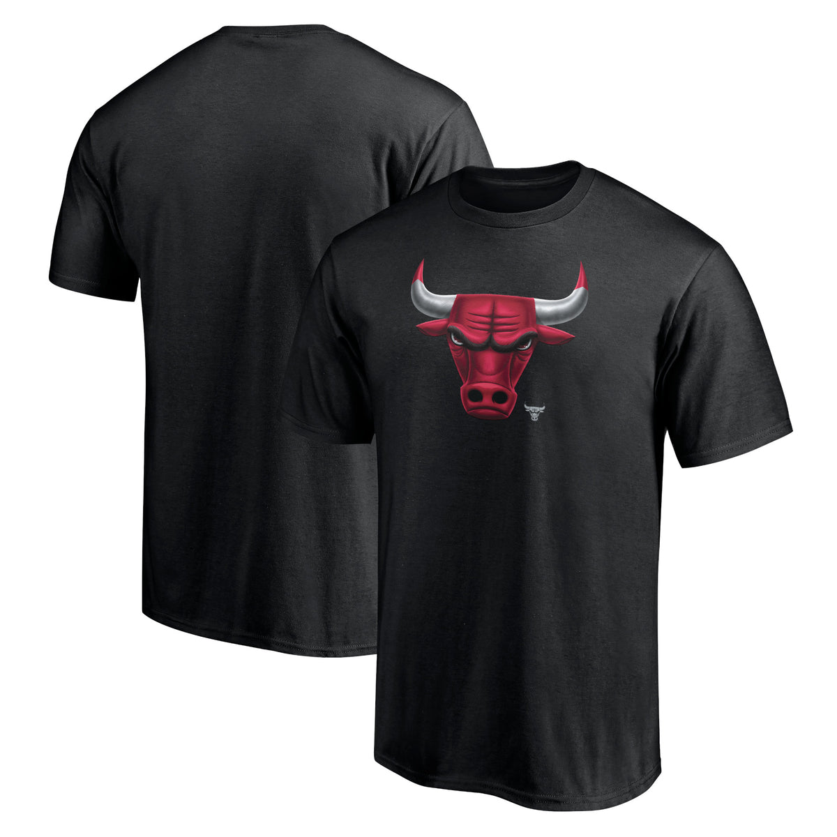 Men's Black Chicago Bulls Midnight Mascot T-Shirt