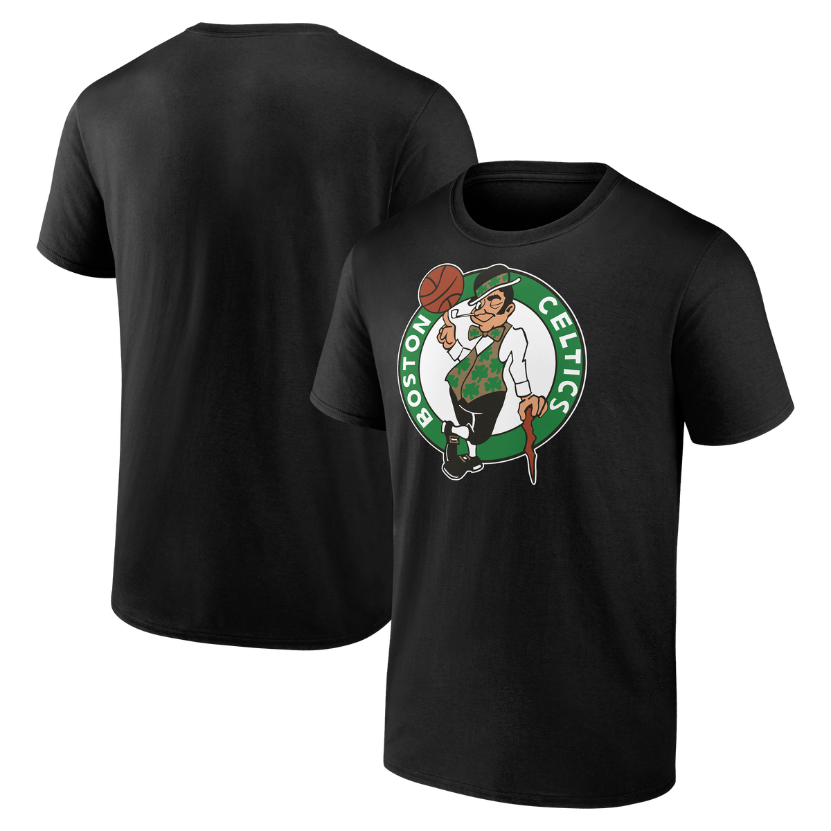 Men's Black Boston Celtics Primary Logo T-Shirt