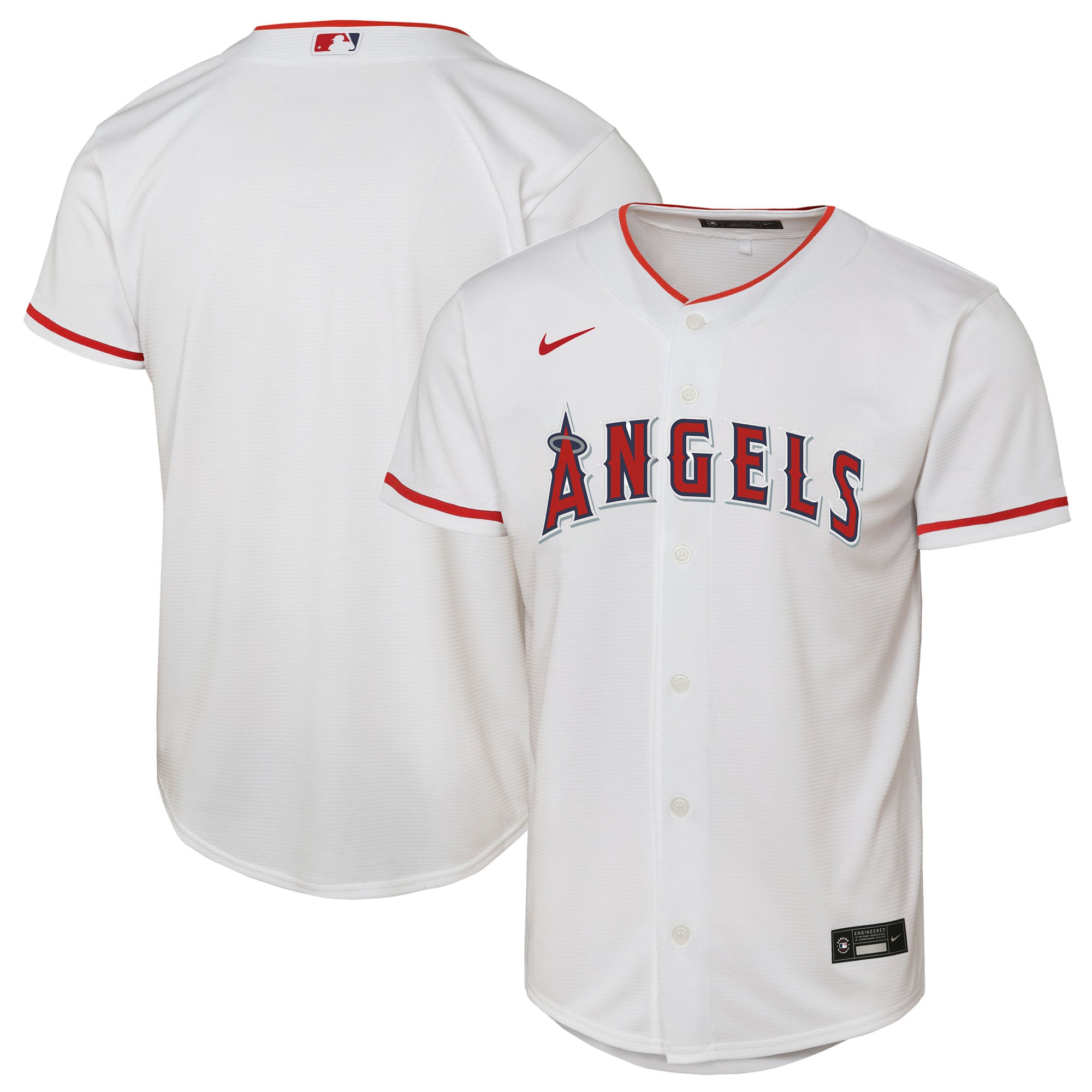 Youth Nike White Los Angeles Angels Home Replica Jersey
