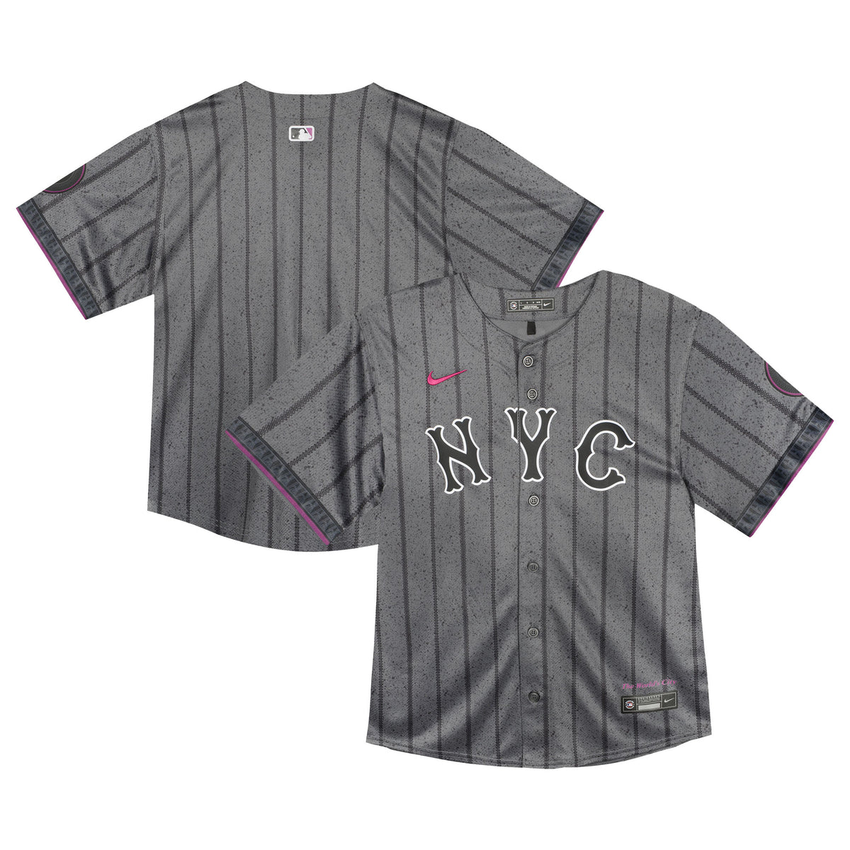 Infant Nike Gray New York Mets 2024 City Connect Limited Jersey