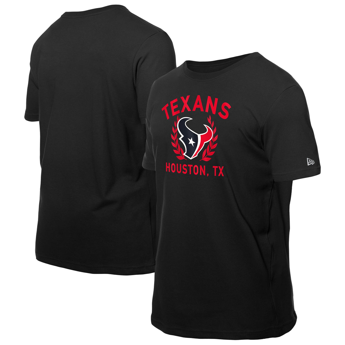 Men's New Era Black Houston Texans 2025 NFL Draft T-Shirt