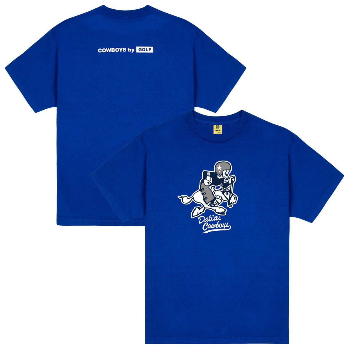 Men's GOLF WANG Blue Dallas Cowboys Motto T-Shirt