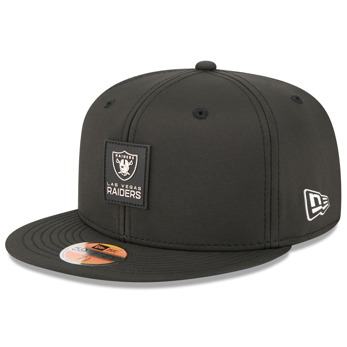 Men's New Era Black Las Vegas Raiders 2025 Sideline 59FIFTY Fitted Hat