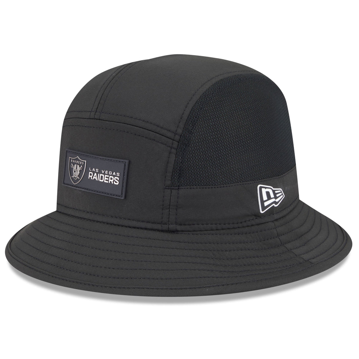 Men's New Era Black Las Vegas Raiders 2025 Sideline Bucket Hat