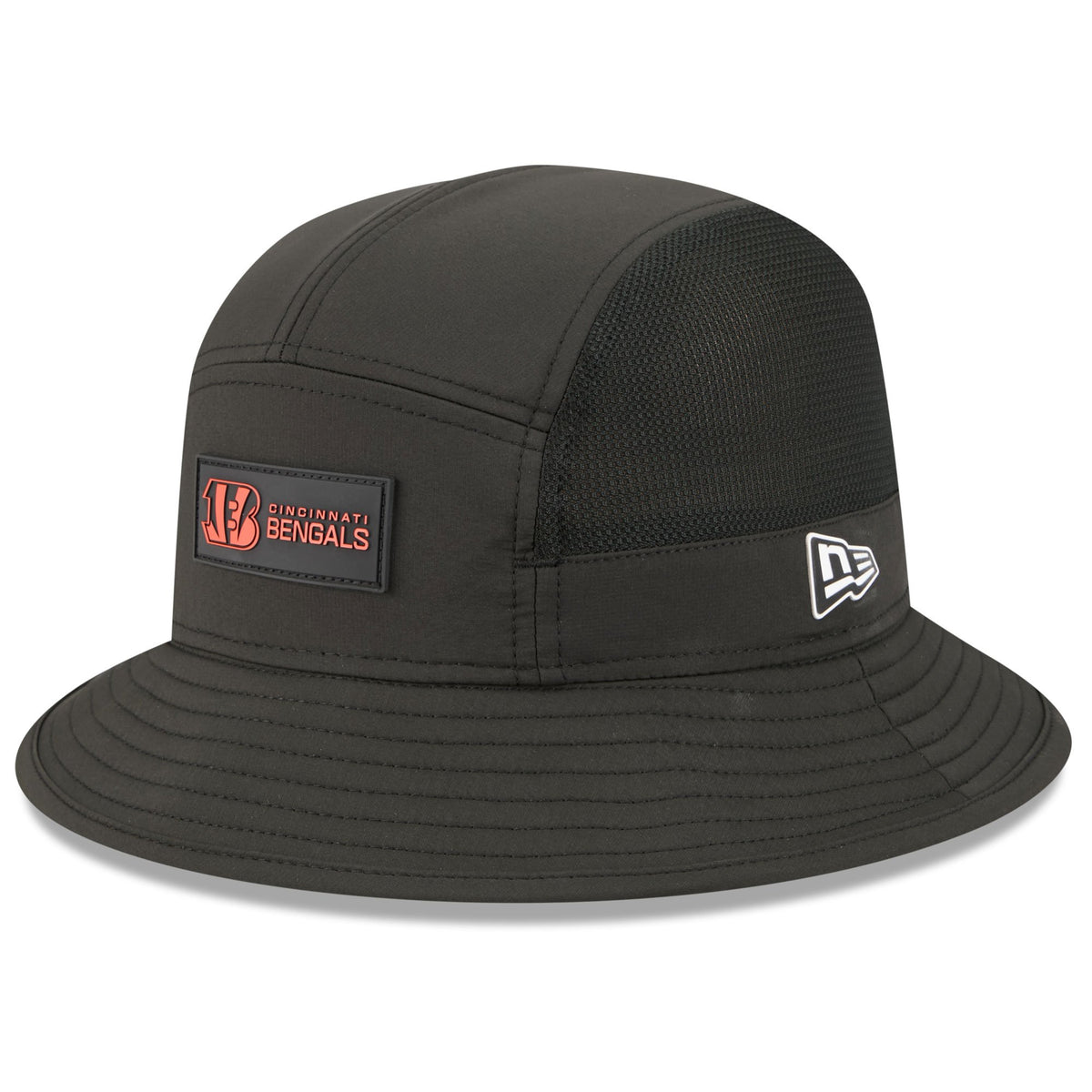 Men's New Era Black Cincinnati Bengals 2025 Sideline Bucket Hat