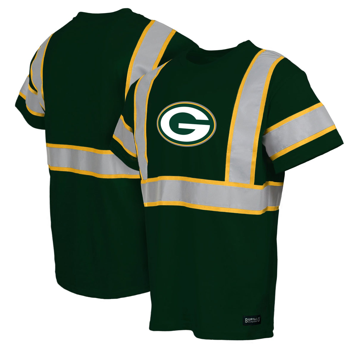 Men's Green Green Bay Packers Safety Heavyweight T-Shirt