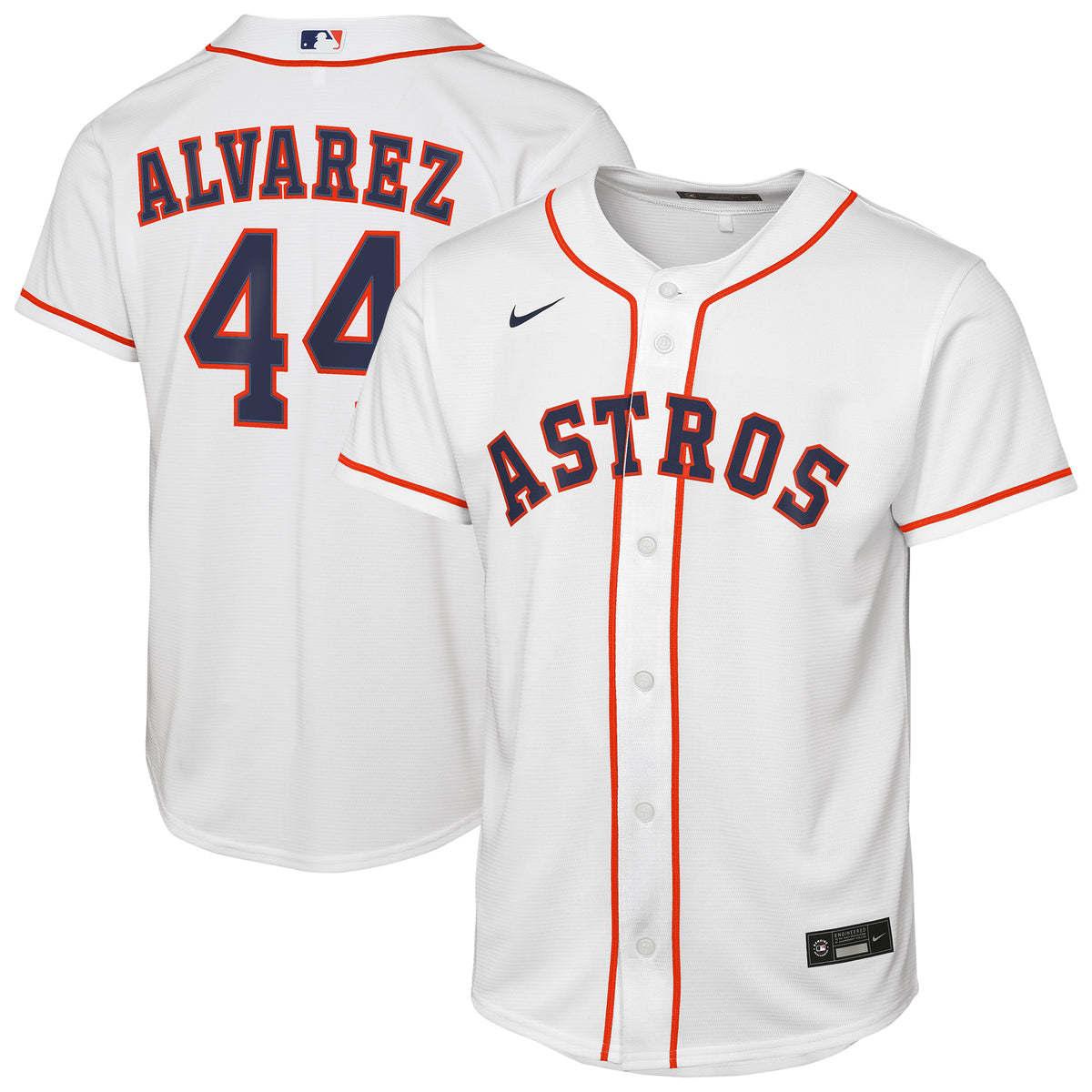 Youth Nike Yordan Alvarez White Houston Astros Home Replica Jersey