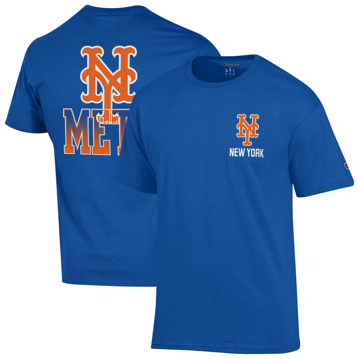 Men's Champion Royal New York Mets Jersey T-Shirt