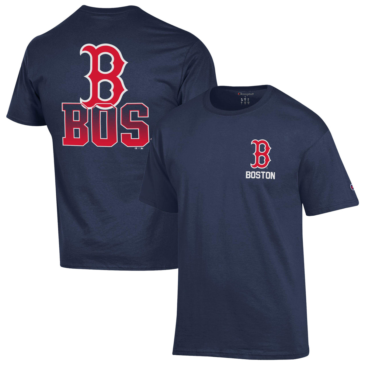 Men's Champion Navy Boston Red Sox Jersey T-Shirt