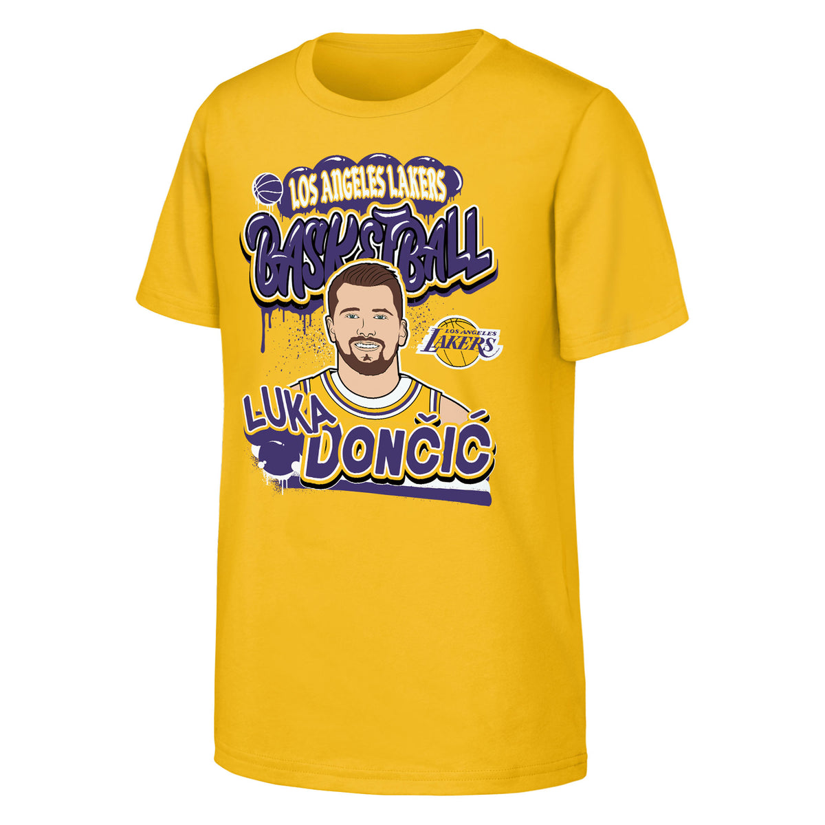 Youth Outerstuff Luka Dončić Gold Los Angeles Lakers Baller T-Shirt