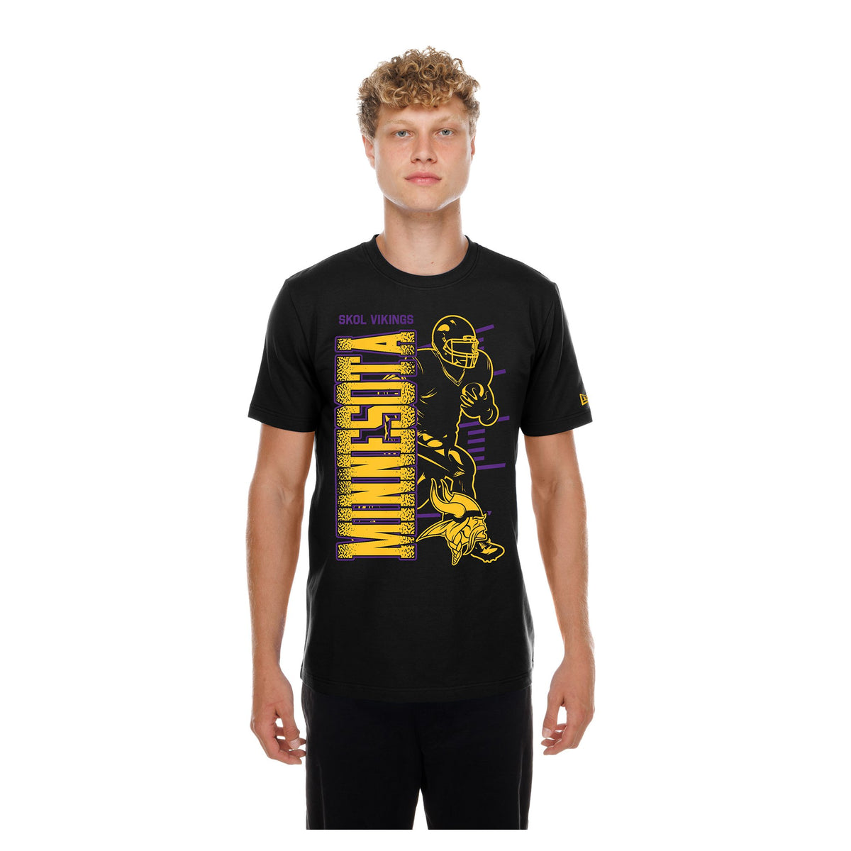 Men's New Era Black Minnesota Vikings Training Camp T-Shirt
