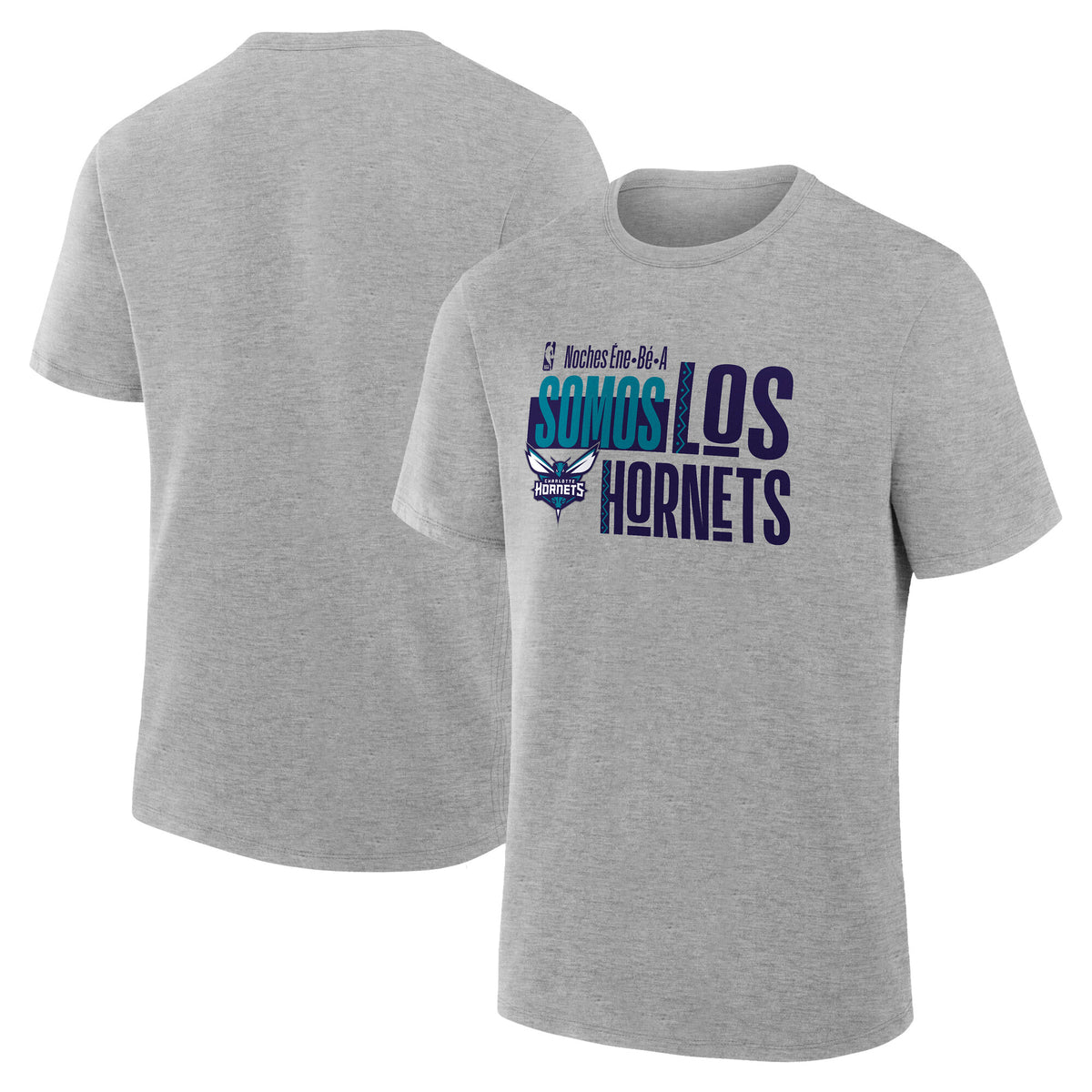 Men's Gray Charlotte Hornets Noches Training T-Shirt