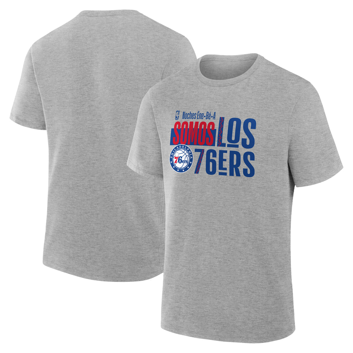 Men's Gray Philadelphia 76ers Noches Training T-Shirt