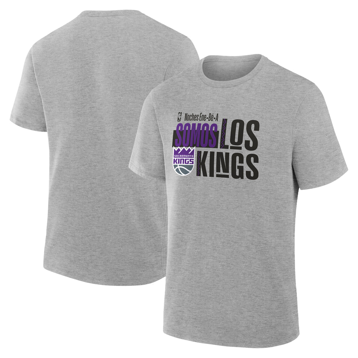 Men's Gray Sacramento Kings Noches Training T-Shirt