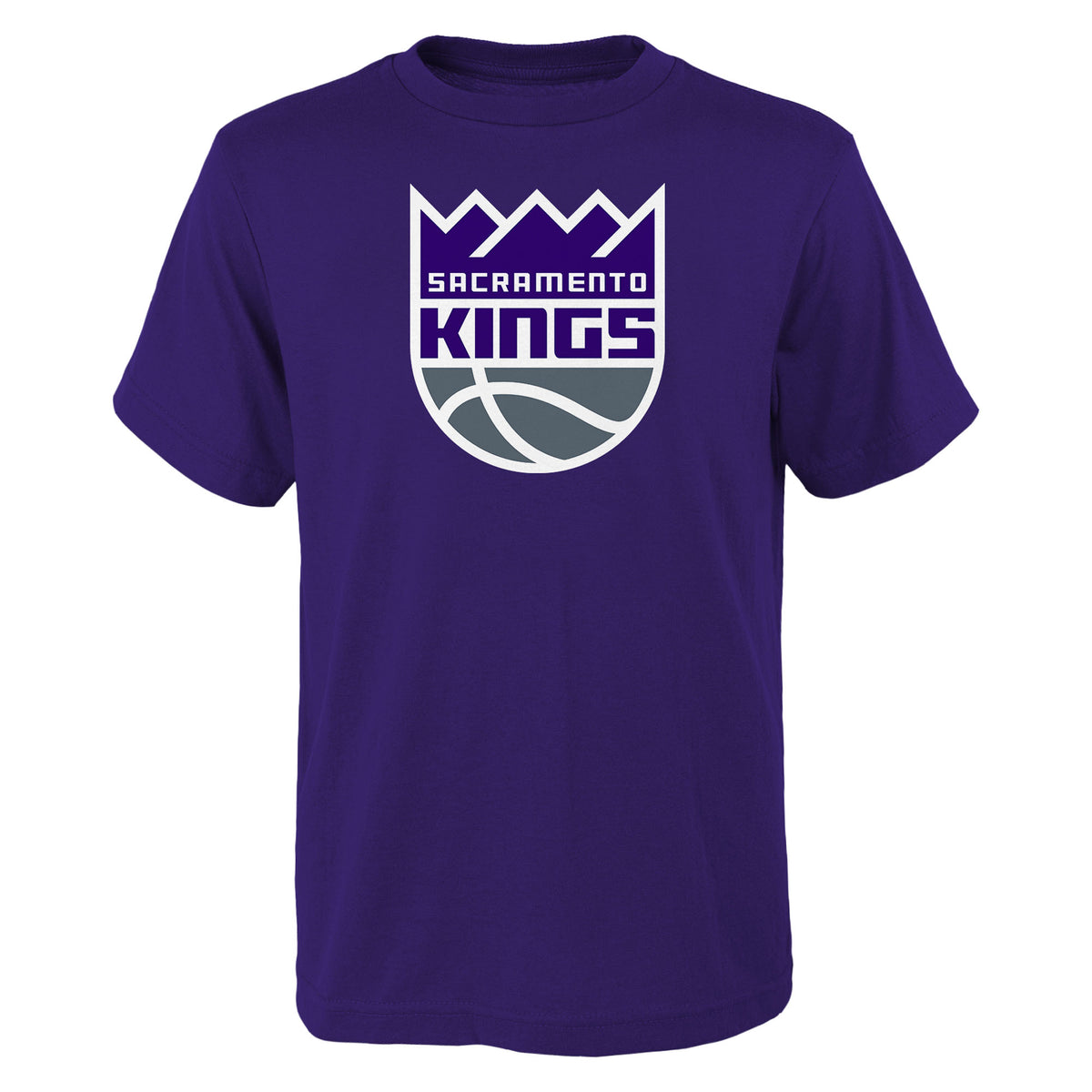Youth Outerstuff Purple Sacramento Kings Primary Logo T-Shirt