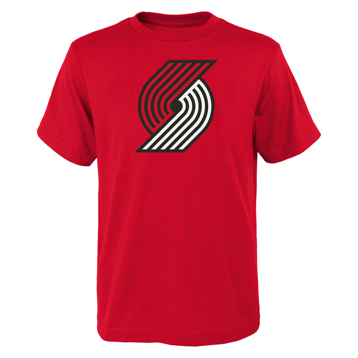 Youth Outerstuff Red Portland Trail Blazers Primary Logo T-Shirt