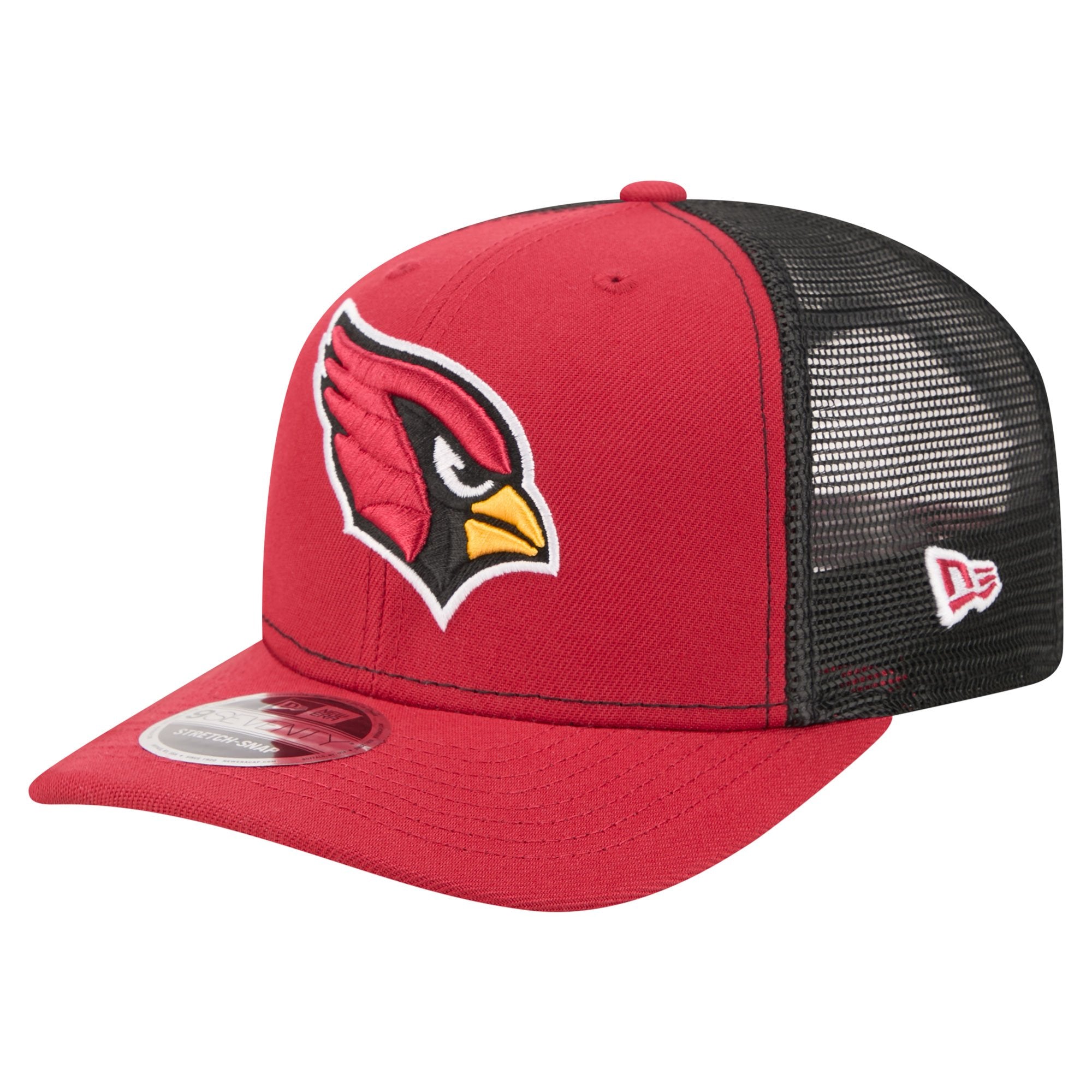 Men's New Era Red Arizona Cardinals 9SEVENTY Trucker Adjustable Hat