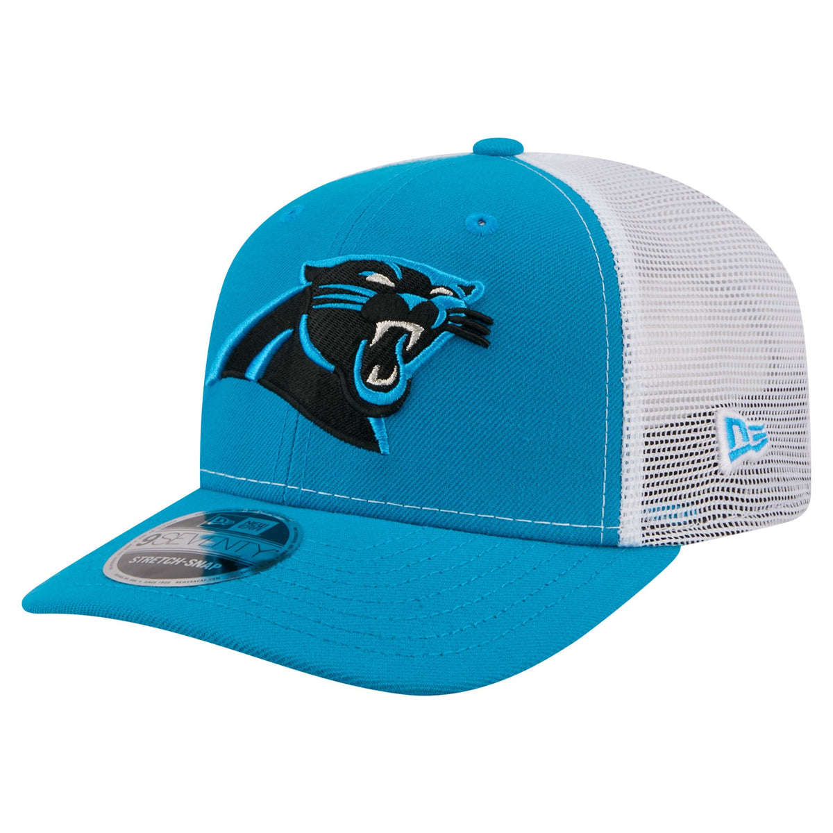 Men's New Era Blue Carolina Panthers 9SEVENTY Trucker Adjustable Hat