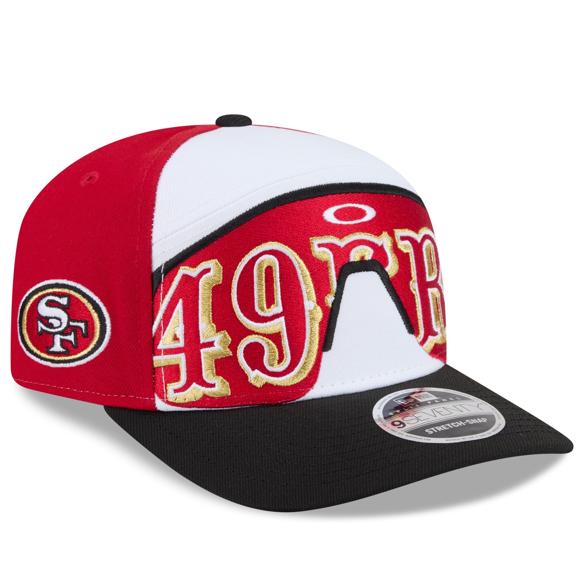 Men's New Era x Oakley Scarlet San Francisco 49ers 9SEVENTY Adjustable Hat