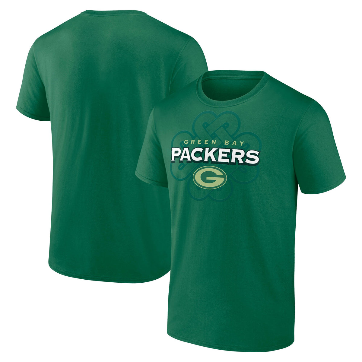 Men's Green Green Bay Packers Celtic Luck T-Shirt