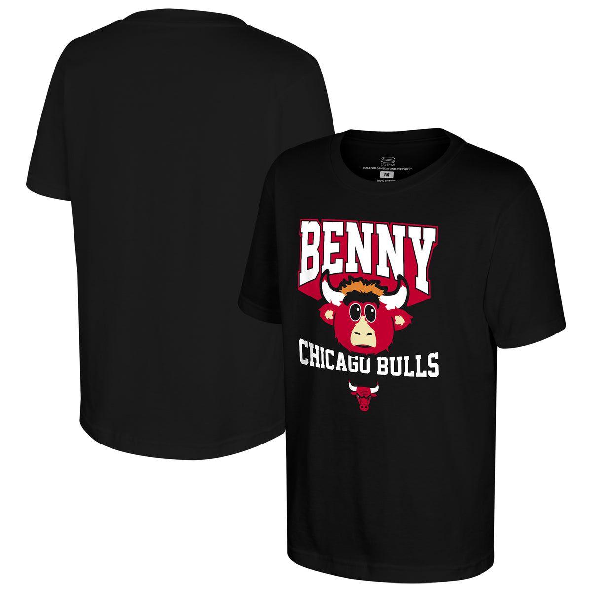 Youth Stadium Essentials Black Chicago Bulls Most Valuable Mascot T-Shirt