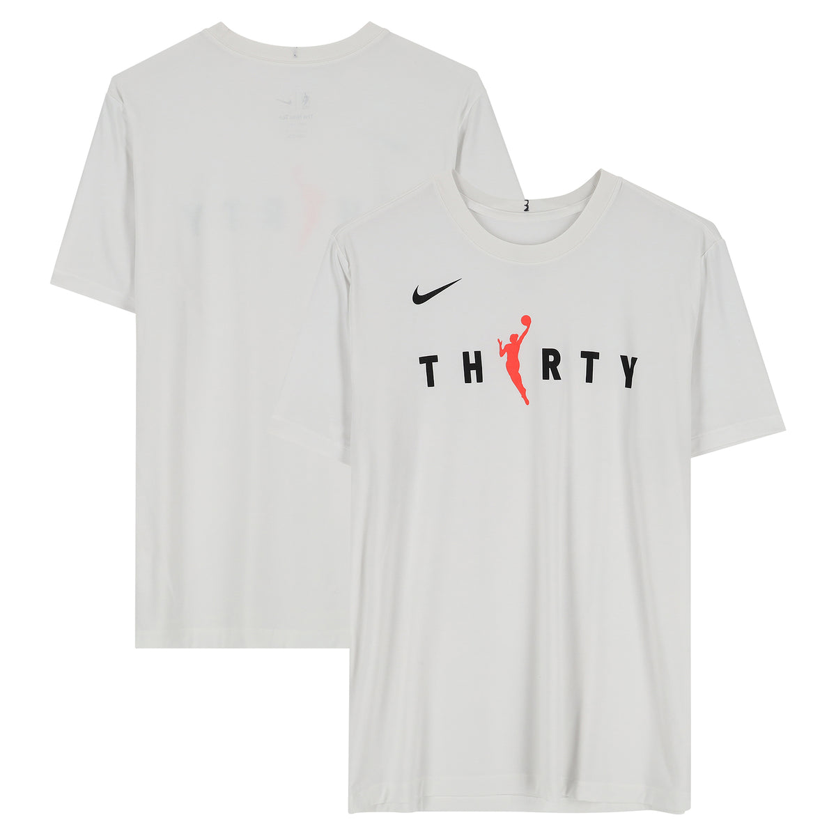 Atlanta Hawks Team-Issued White WNBA Short Sleeve Shirt from the 2025-26 NBA Season - Size L