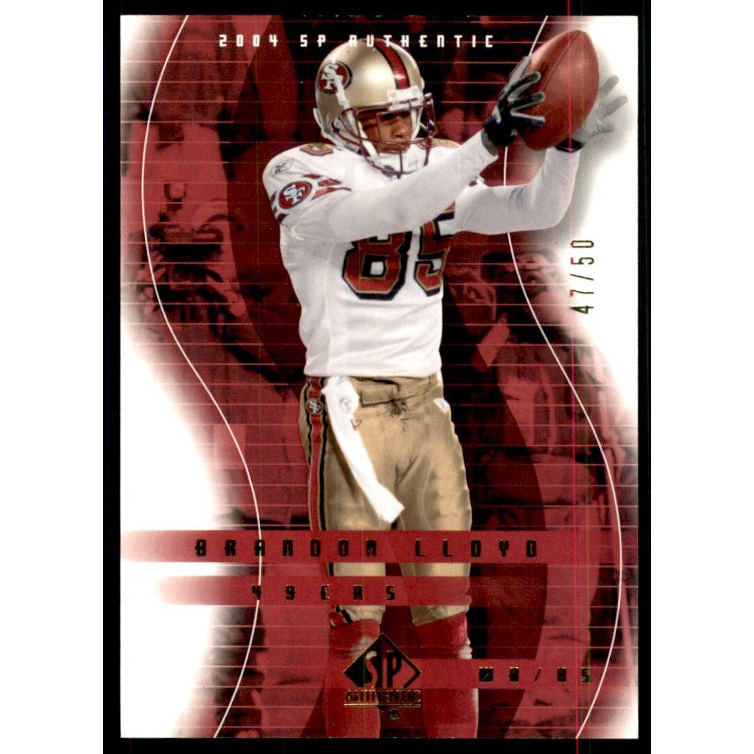 2004 SP Authentic Gold #75 Brandon Lloyd