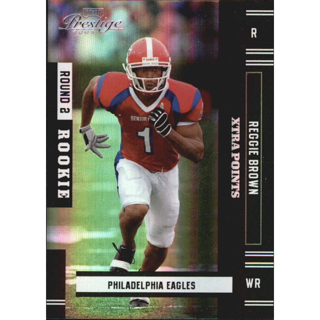 2005 Playoff Prestige Xtra Points Black #205 Reggie Brown