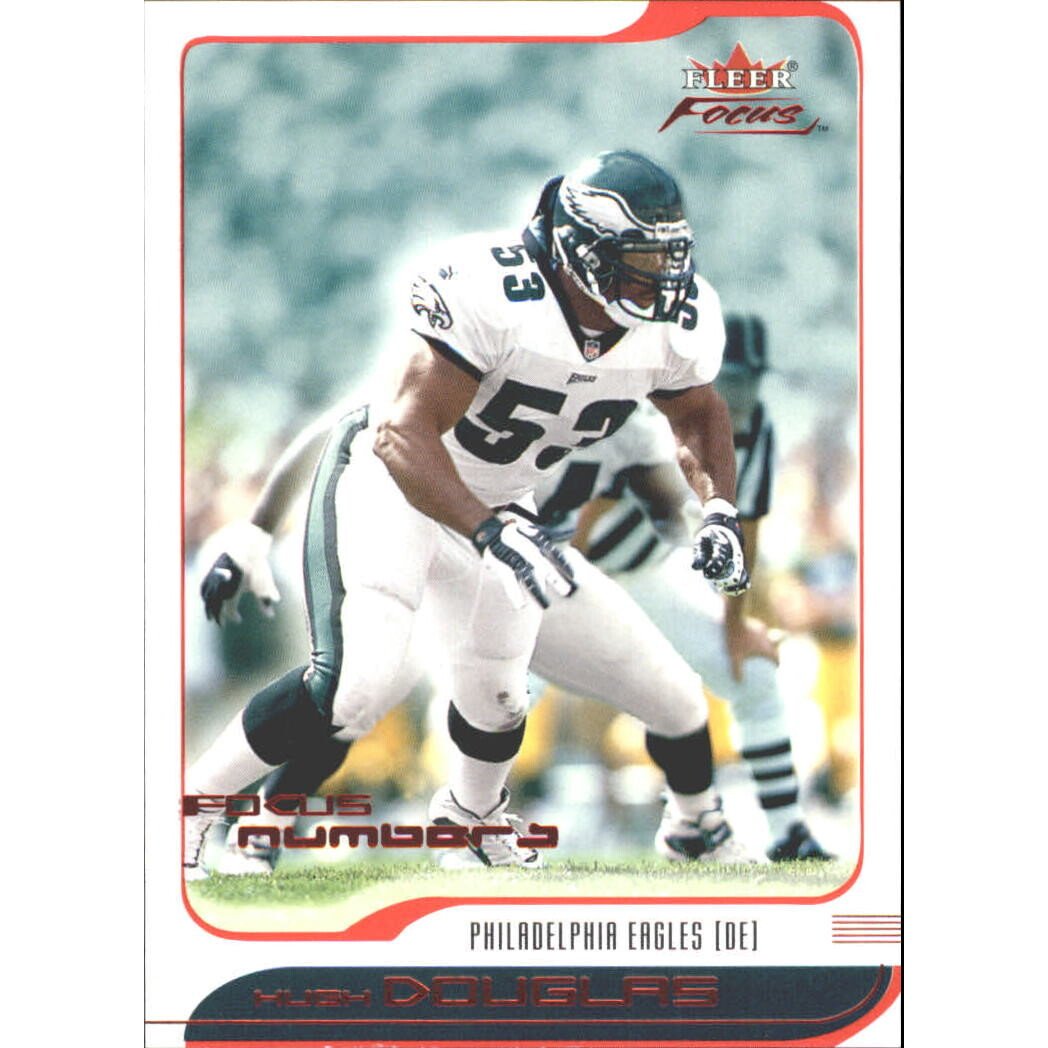 2001 Fleer Focus Numbers #138 Hugh Douglas/44